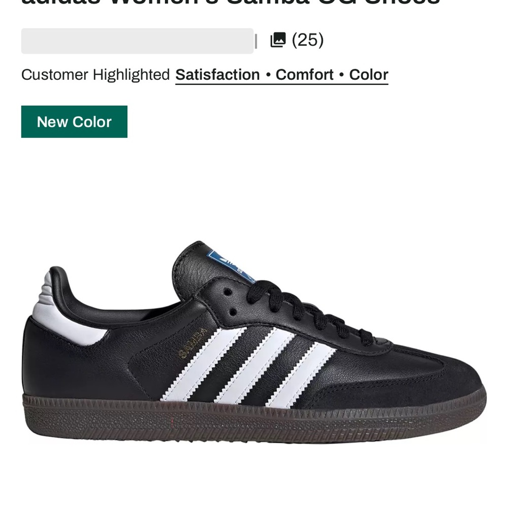 Adidas Samba OG Black and White Shoes